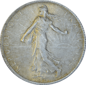 Avers 2 francs Semeuse 1814 C