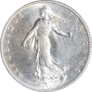Avers 2 francs Semeuse 1915