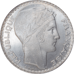 Avers 10 francs 1931 Turin