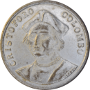 Médaille Christophe Colomb caravel 1992 - Avers