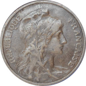 Avers 5 centimes Daniel-Dupuis 1913