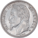 1 franc Napoléon III 1867 BB - Avers