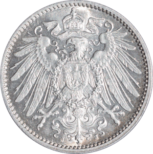 Avers 1 mark Wilhelm II 1915 J