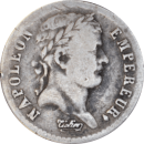 Demi franc Napoléon Empereur 1808 D - Avers