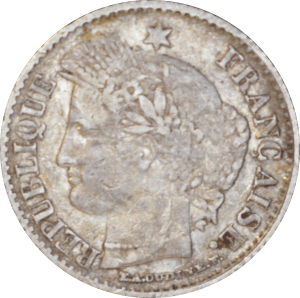 Avers 20 centimes Cérès 1850 A