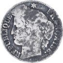 50 centimes Cérès 1874 A - Avers