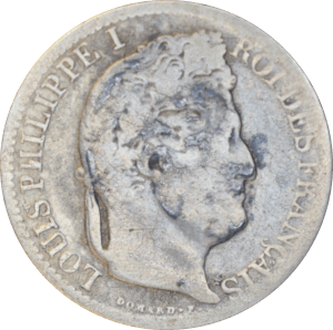 ½ franc Louis Philippe 1831 W - Avers