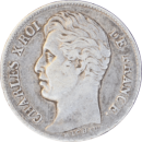 ½ franc Charles X 1828 A - Avers