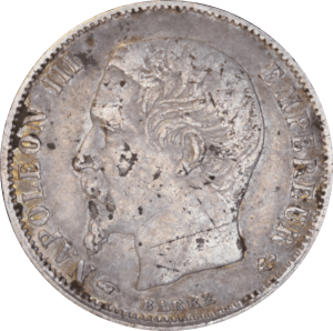Avers 50 centimes Napoléon III 1859 A