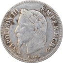 20 centimes Napoléon III 1866 A - Avers