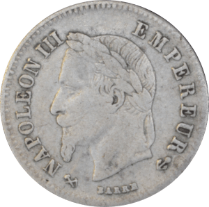 20 centimes Napoléon III 1866 K - Avers