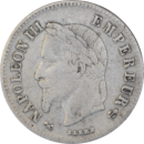 20 centimes Napoléon III 1866 K - Avers