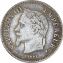 20 centimes Napoléon III 1867 A - Avers