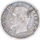 20 centimes Napoléon III 1853 A - Avers