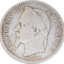 50 centimes Napoléon III 1864 BB - Avers