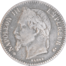 50 centimes Napoléon III 1867 BB - Avers