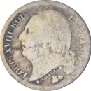 ½ franc Louis XVIII 1818 W - Avers