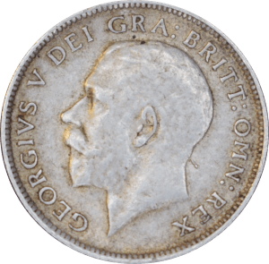 Avers 6 pence George V 1918