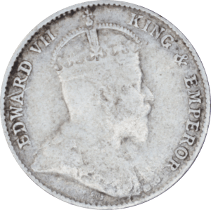 Avers 5 cents Edward VII 1910