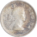 6 pence Elizabeth II 1957 - Avers
