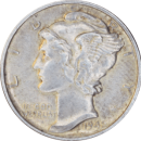 10 cents "Mercury Dime" 1942 - Avers