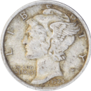 10 cents "Mercury Dime" 1924 - Avers