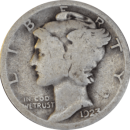 10 cents "Mercury Dime" 1923 - Avers