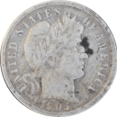 10 cents "Barber Dime" 1905 - Avers