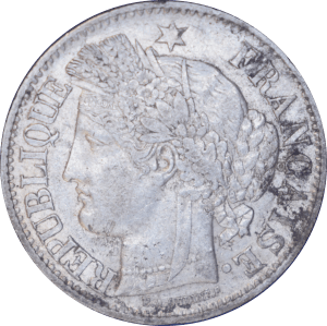 2 francs Cérès 1850 A - Avers