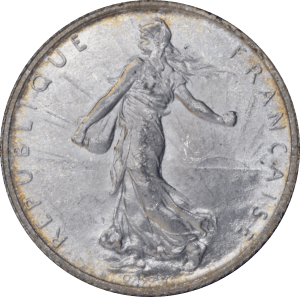 Avers 1 franc Semeuse 1910