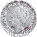 10 cents Wilhelmina 1937 - Avers
