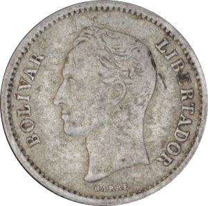 Avers ¼ bolívar 1946