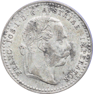 Avers 10 kreuzer François Joseph Ier 1872