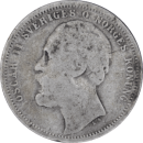 1 krona Oscar II 1876 - Avers