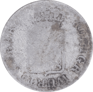 Avers 3 kreuzer Guillaume Ier 1841