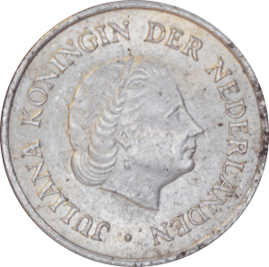 ¼ gulden Juliana 1954 - Avers