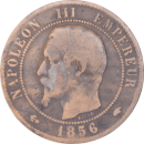 10 centimes Napoléon III 1856 A - Avers