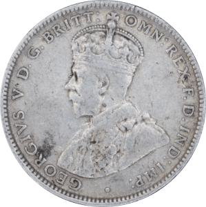 Avers 1 shilling George V 1917 M