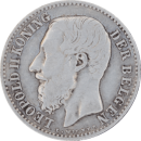 1 franc Léopold II 1887 - Avers