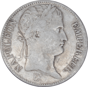 Avers 5 francs Napoléon Ier 1810 A
