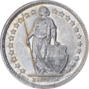 ½ franc Helvetia debout 1961 - Avers