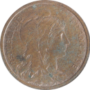 2 centimes Daniel-Dupuis 1914 - Avers