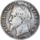 50 centimes Napoléon III 1866 BB - Avers