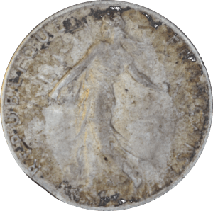 Avers 50 centimes Semeuse 1918