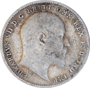 Avers 3 Pence Edward VII 1902