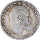 3 Pence Edward VII 1902 - Avers