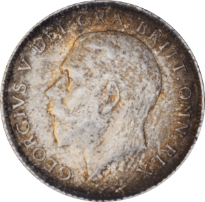 Avers 6 pence George V 1916