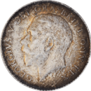 6 pence George V 1916 - Avers