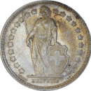 ½ franc Helvetia 1946 B - Avers