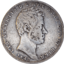 5 lires Carlo Alberto 1847 P - Avers